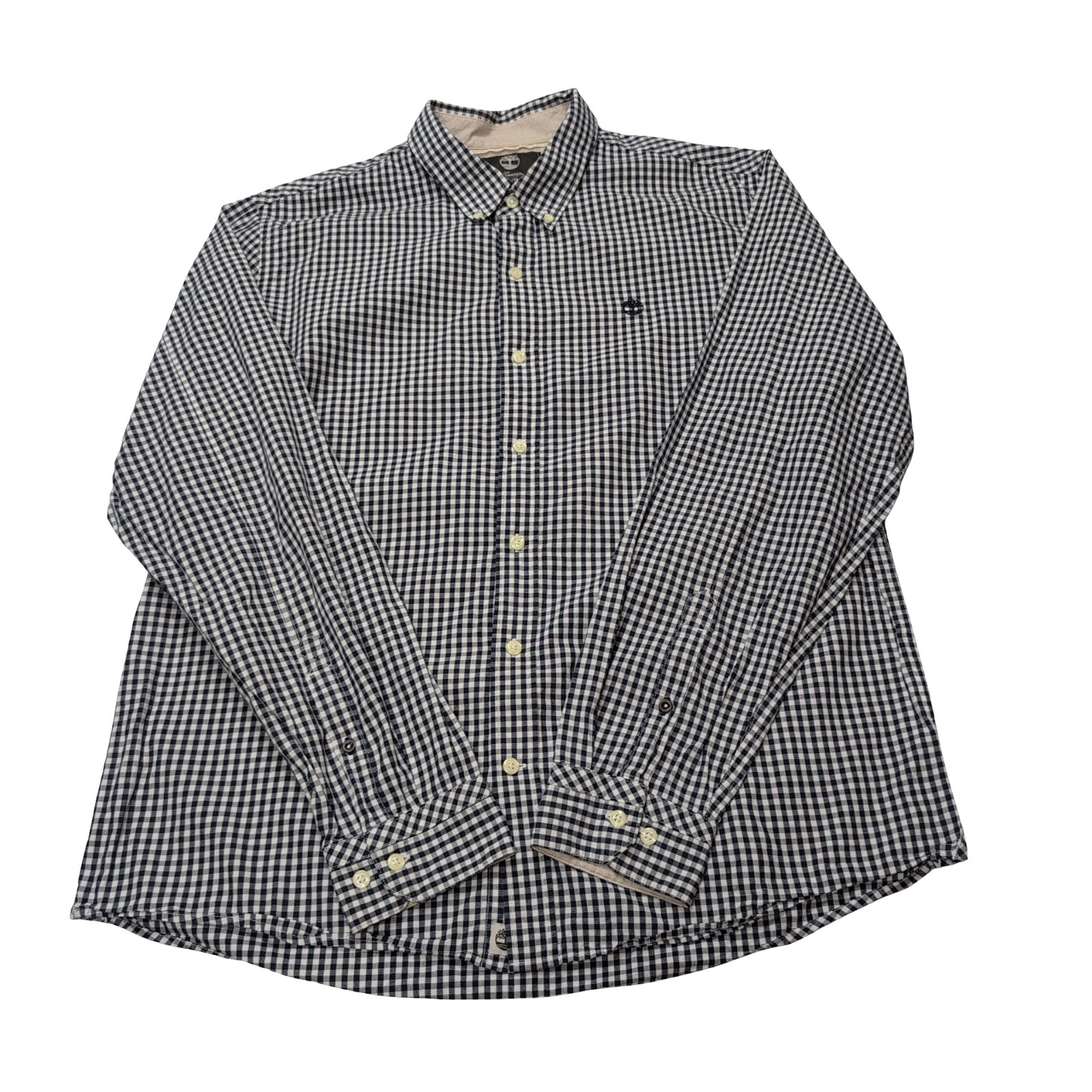 Chemise Timberland bleue et blanche à carreaux taille XL #41e