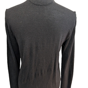 Pull Col Montant Armani Jeans - 100% Laine Italienne - Noir - Taille M