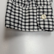 Chemise Polo Ralph Lauren XL Yarmouth Carreaux Noir Blanc Coton Logo Noir