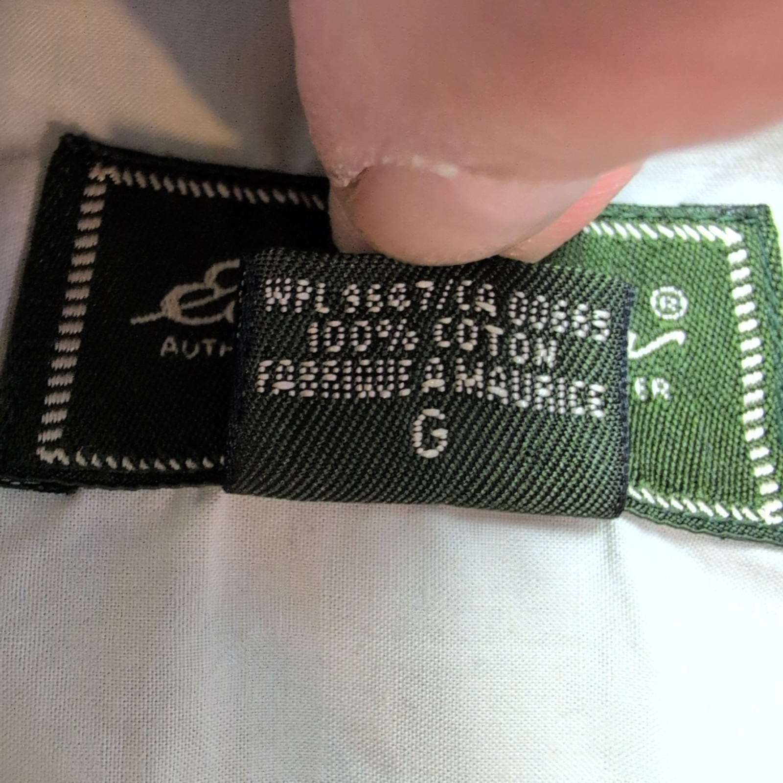 Chemise Eddie Bauer crème à carreaux 2 poches boutons à pression taille L #216e