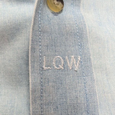 Chemise L.L. BEAN Homme XL Bleu Clair Effet Jean Manches Courtes Poche