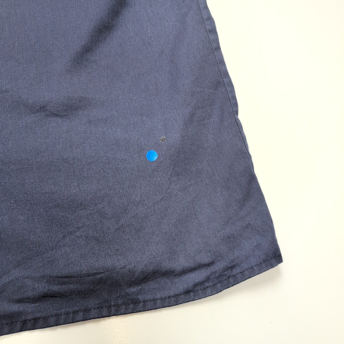 Chemise Dickies XL Bleu Marine Workwear Manches Courtes 2 Poches Logo