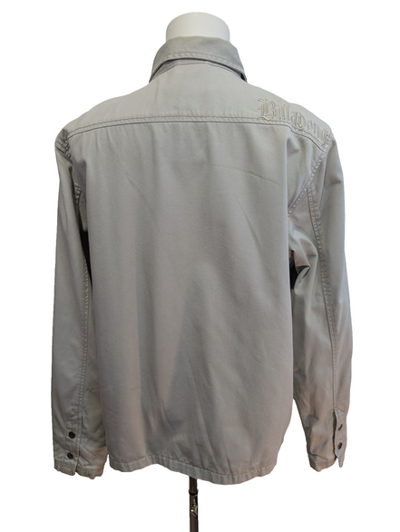Blouson Billabong Homme L Crème Veste Harrington Coton Vintage Logo Brodé Dos