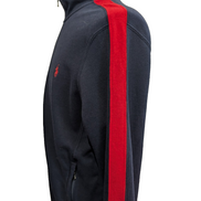 Polo Ralph Lauren Veste Zippée Survêtement Bleu Marine Rouge M Track Jacket