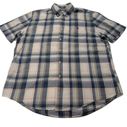 Chemise U.S. Polo ASNN manches courtes à carreaux logo rouge taille XL #252msch