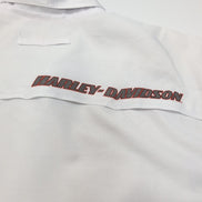 Harley Davidson Chemise Blanche Manches Longues Homme Taille L Ventilée