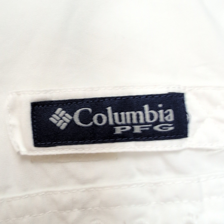 Chemise Pêche Columbia PFG Carolina Gamecocks XL Blanc Poisson Manches longues