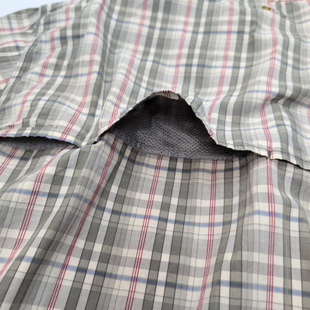 Chemise Carhartt Force XL Kaki Rouge Carreaux Manches courtes 2 Poches