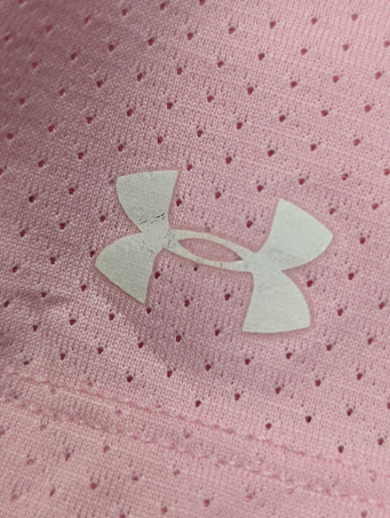 Short Under Armour Textile Perforé Rose - Femme Taille M