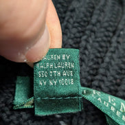 Gilet Lauren Ralph Lauren Femme S Noir Coton Maille Torsadée Cardigan