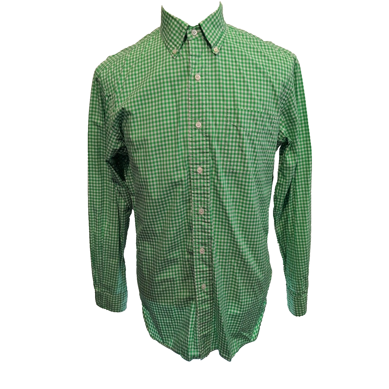 Chemise Ralph Lauren M Verte Carreaux Button Down Shirt 1 poche sans logo