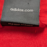 Veste de survêtement Adidas Rouge Taille L (Taille grand - Mesures réelles)