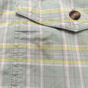 Chemise Carhartt Relaxed Fit L Vert Carreaux Manches Courtes Poches