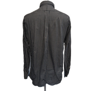 Chemise Ralph Lauren L Noire Carreaux Blancs Classic Fit Button Down Coton