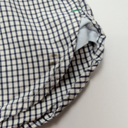 Chemise Tommy Hilfiger à Carreaux Bleu Foncé et Blanc 1 Poche - Taille L