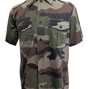 Chemise Militaire Combat Camouflage Manches Courtes - Taille XL