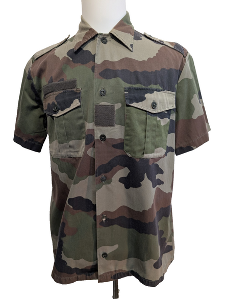 Chemise Militaire Combat Camouflage Manches Courtes - Taille XL
