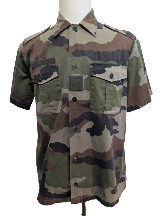 Chemise Militaire Combat Camouflage Manches Courtes - Taille XL