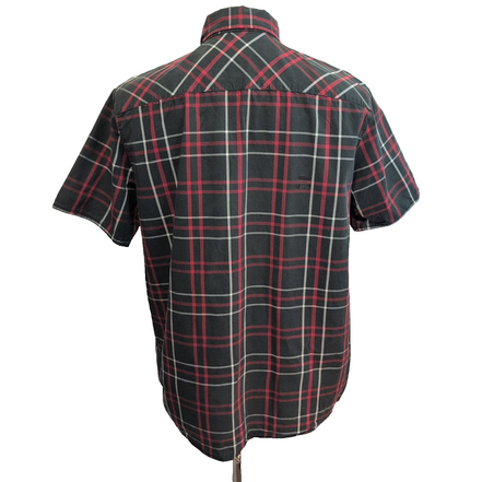 Chemise Carhartt Manches Courtes Rouge et Noir à carreaux - Taille XL