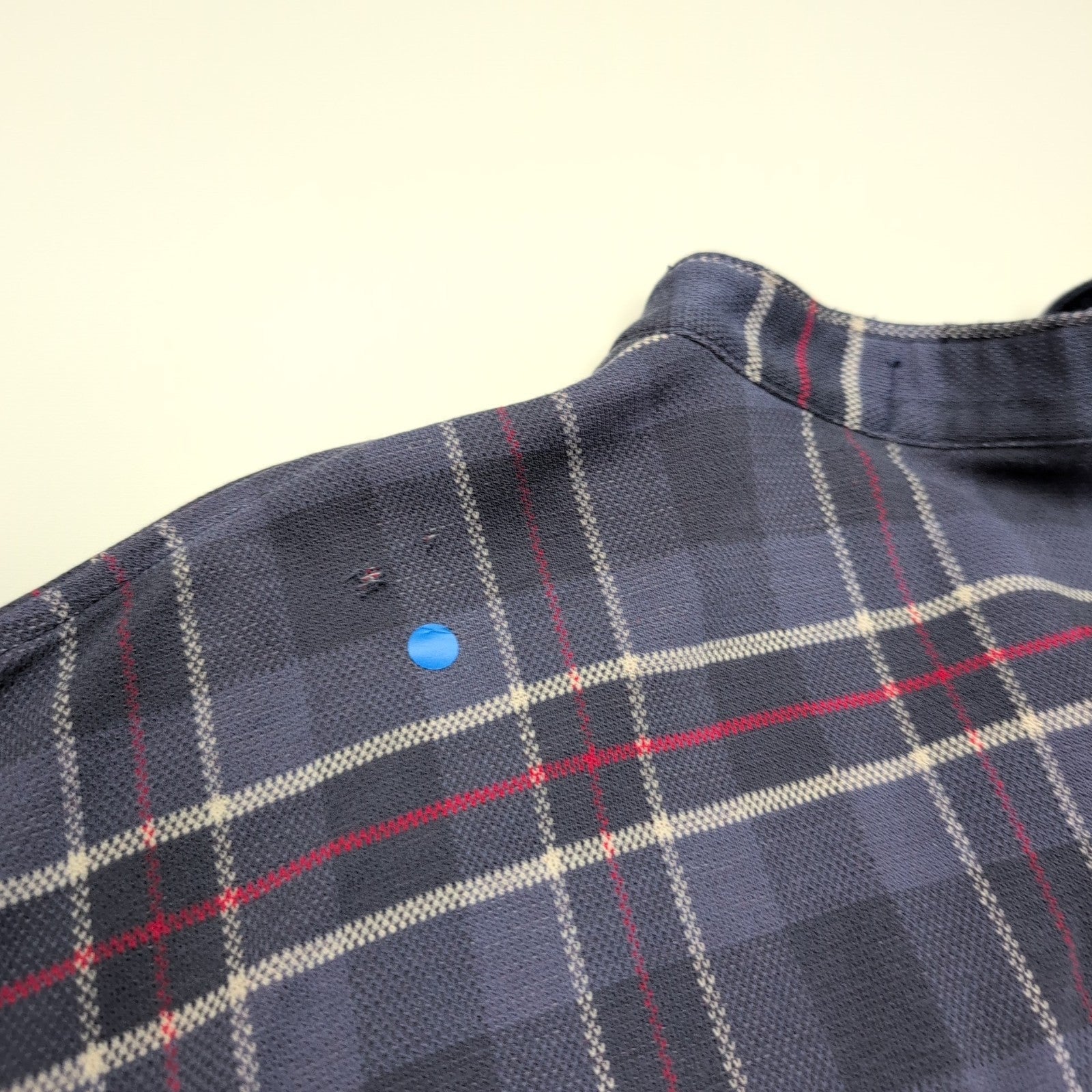 Polo Ralph Lauren L VTG Coton Piqué Col Officier Manches Longues Shirt