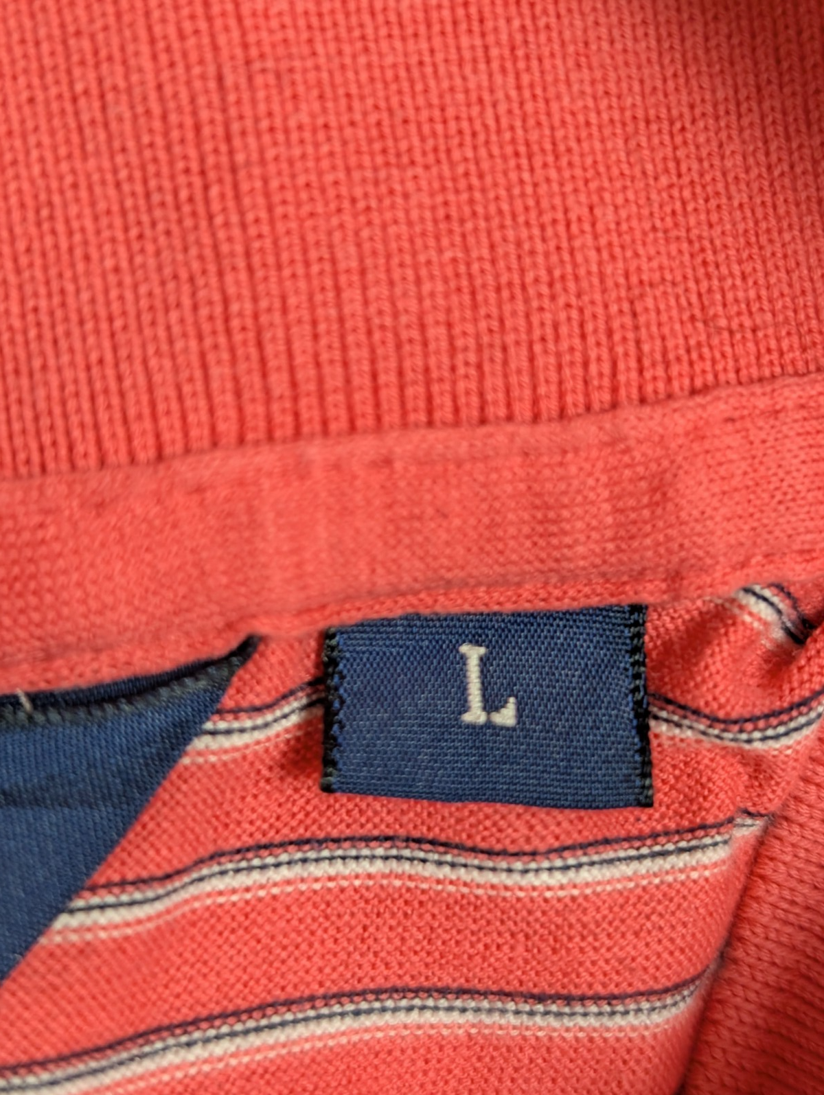 Polo manches courtes Polo Ralph Lauren Golf L rose rayures coton logo marine