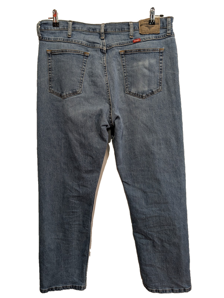 Jean Wrangler Vintage Regular Fit Homme W36 L30 Bleu Denim Stretch Confort