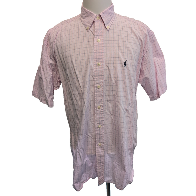 Chemise Ralph Lauren Blake L Rose Carreaux Manches Courtes