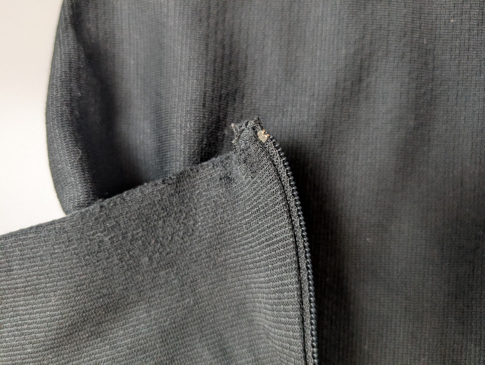 Polo Patagonia Capilene Noir Col Zippé - Homme Taille L