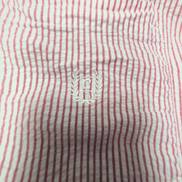 Chemise CHAPS à rayures rouge manches courtes taille XL #110e