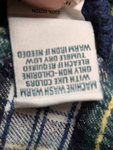 L.L. Bean Flanelle Capuche Zippée Surchemise Veste Bûcheron XL |322S