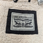 Veste Longue femme LEVI'S Noire Doublée Sherpa Fourrure - Taille XL