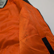 Levi's Blouson Veste Bomber Varsity Homme Noir L Chaud Doublure Orange | 300BSR