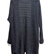 Gilet cardigan femme LAUREN Ralph Lauren long bleu marine ajouré taille M