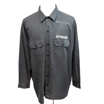 Chemise Dickies 2XL Anthracite Flocage Small's Minimart USA Workwear