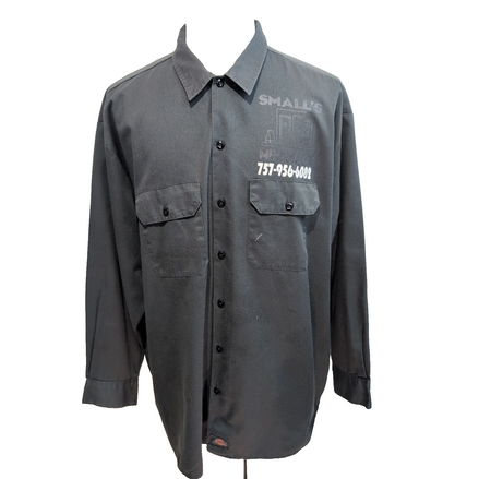 Chemise Dickies 2XL Anthracite Flocage Small's Minimart USA Workwear