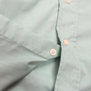 Chemise Jeremy's taille 39 M vert pâle manches courtes coton polyester