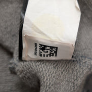 The North Face Sweat Col Rond Gris - Logo Brodé Manche - Taille L Femme