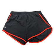 Short Under Armour HeatGear Noir & Orange Fluo - Femme Taille S