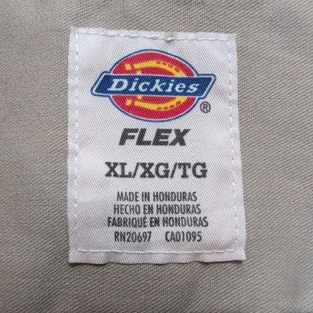 Chemise Dickies XL Beige Workwear Coton Polyester Poches Boutonnées