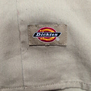 Chemise Dickies L Beige Workwear Manches Courtes Poches Boutonnées
