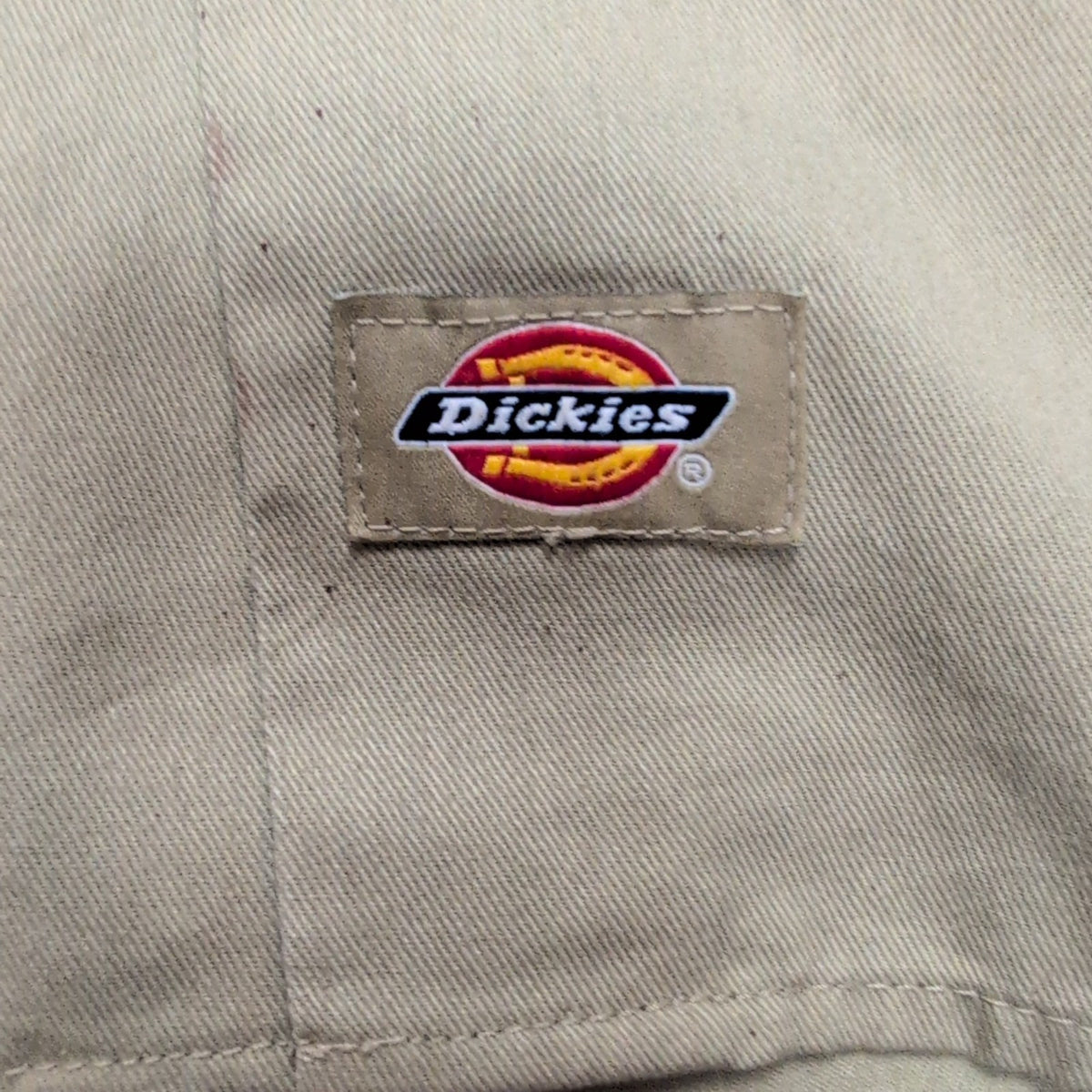 Chemise Dickies L Beige Workwear Manches Courtes Poches Boutonnées