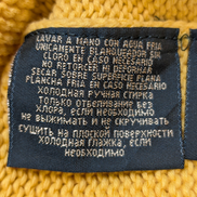 Pull POLO Ralph Lauren - Col rond Jaune 100% Coton - Coupe étroite - Taille L/S
