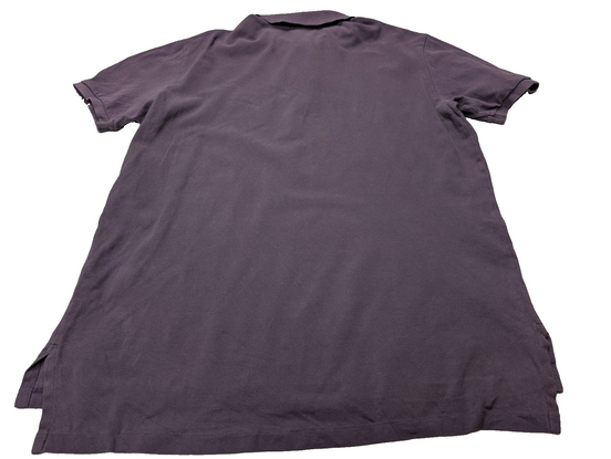 Polo manches courtes Polo Ralph Lauren XL violet logo orange Custom Fit