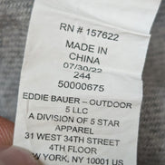 🔥 CHEMISE FLANELLE EDDIE BAUER S (P) MOTIF AZTÈQUE TRIBAL BOUTONS GRAVÉS