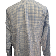 Ralph Lauren Chemise Homme L Blanche Quadrillée Double Retors Sans Logo