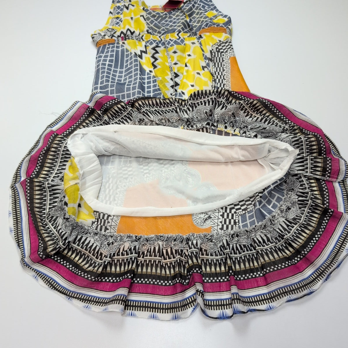 Robe SOGGO S/M Multicolore Bretelles réglables Jupon Neuve Étiquette