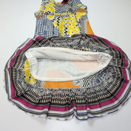 Robe SOGGO S/M Multicolore Bretelles réglables Jupon Neuve Étiquette