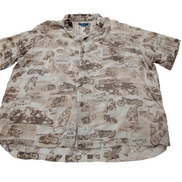 Chemise hawaïenne Puritan moto manches courtes taille XL