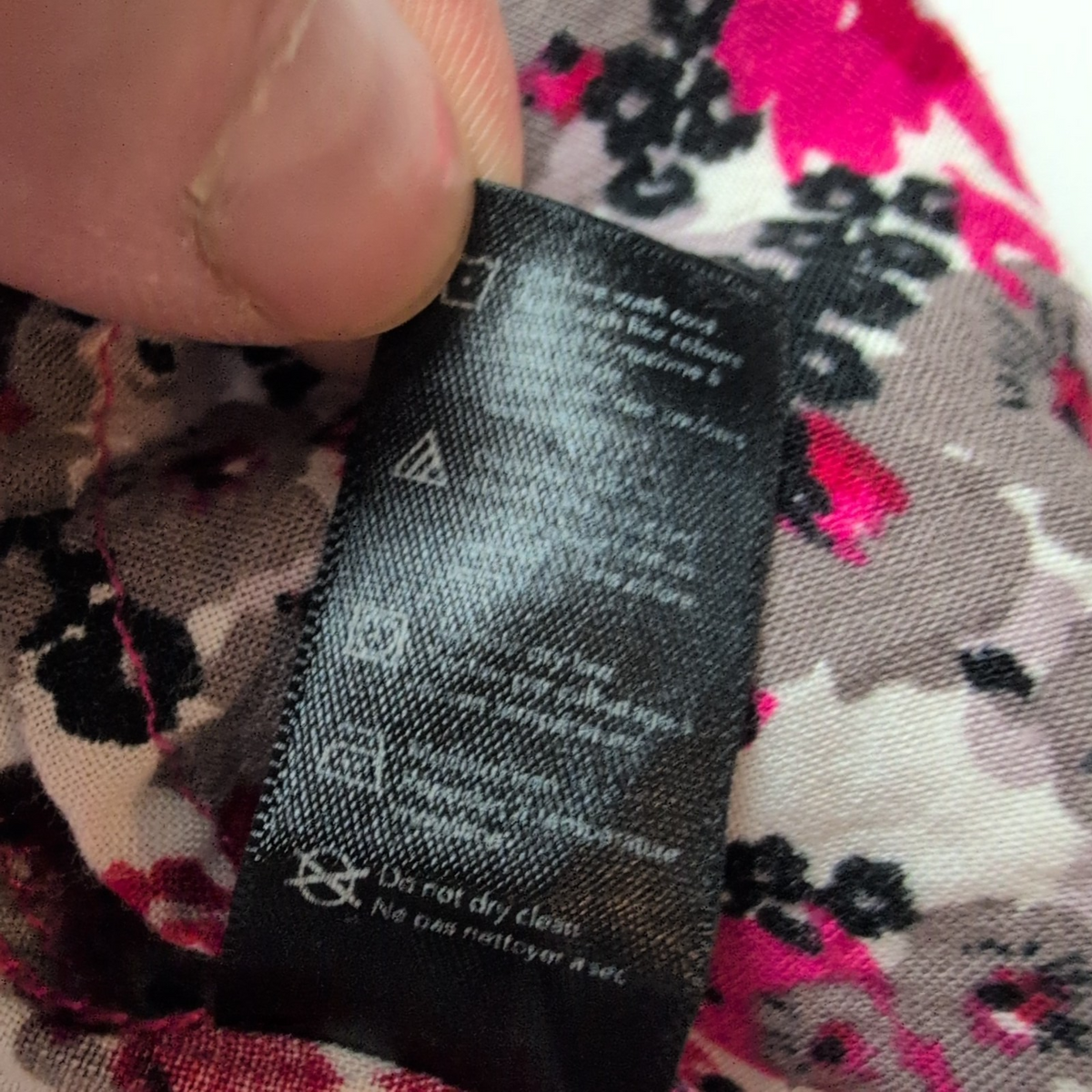 Robe d'été George Fleurie Rose Gris Bretelles Réglables Taille L