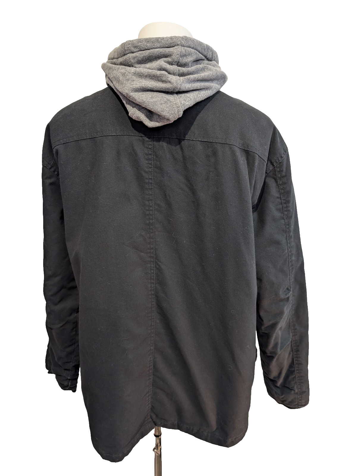 Blouson Wrangler Workwear XL 46/48 Veste Matelassée Chaude Capuche Noir